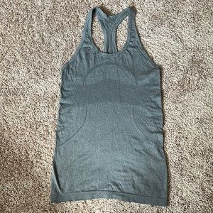 Light Gray Lululemon Swiftly Tank size 6